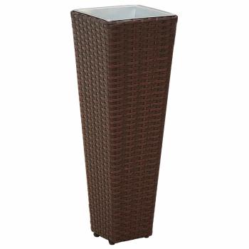 Set für Outdoor 3 stk. Braun 30 x 30 x 80 cm Metall