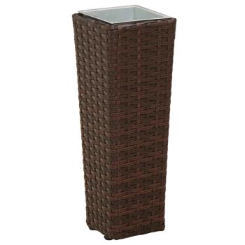 Set für Outdoor 3 stk. Braun 30 x 30 x 80 cm Metall