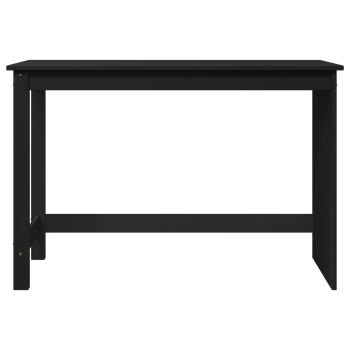 Schreibtisch Schwarz 112 x 50 x 75 cm Massivholz Kiefer