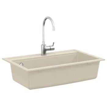 Waschbecken Granit 795 x 505 mm Beige