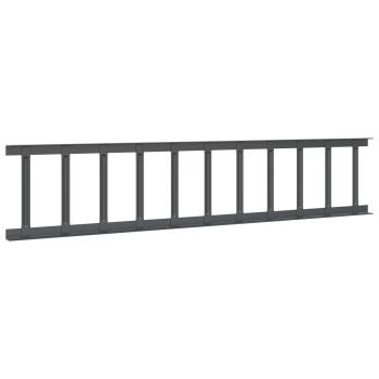 Schneefanggitter Anthrazit 1200 x 2,5 x 20 cm Stahl