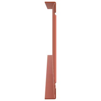 Schneefanggitter Rot 100 x 2,5 x 20 cm Stahl