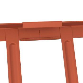 Schneefanggitter Rot 300 x 2,5 x 20 cm Stahl