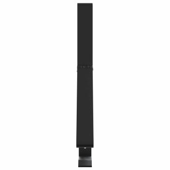 Schneewächter Unterstützung 6 Stk. Schwarz 29,5 x 3 x 34,5 cm