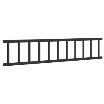 Schneefanggitter Schwarz 100 x 2,5 x 20 cm Stahl