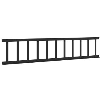 Schneefanggitter Schwarz 300 x 2,5 x 20 cm Stahl