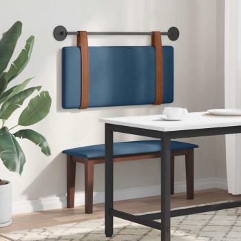Hängendes Kopfteil Blau Antikes PU