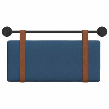 Hängendes Kopfteil Blau Antikes PU