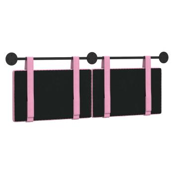 Hängendes Kopfteil Rosa Stoff