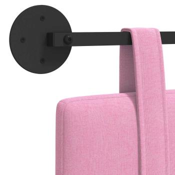 Hängendes Kopfteil Rosa Stoff