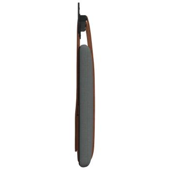 Hängevorderseite Uni Dunkelgrau 130 x 55 x 5 cm Antikes PU