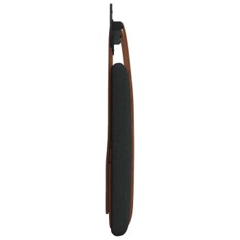 Hängevorderseite Uni Schwarz 130 x 55 x 5 cm Antikes PU