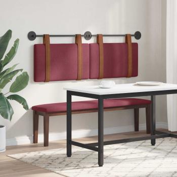 Hängevorderseite Uni Weinrot 130 x 55 x 5 cm Antikes PU