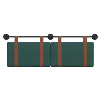 Hängevorderseite Uni Dunkelgrün 130 x 55 x 5 cm Antikes PU