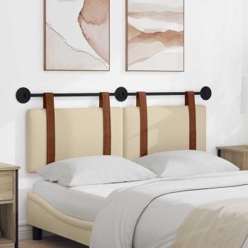 ARDEBO.de - Hängevorderseite Wandmontiert Creme 130 x 55 x 5 cm Antikes PU