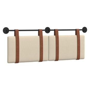 Hängevorderseite Wandmontiert Creme 130 x 55 x 5 cm Antikes PU