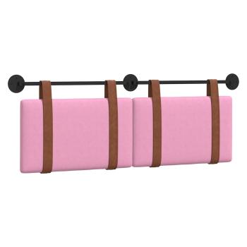 Hängendes Kopfteil Rosa Antikes PU