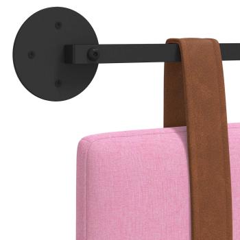 Hängendes Kopfteil Rosa Antikes PU