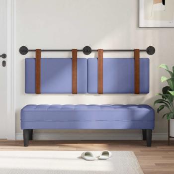 Hängevorderseite Uni Jeans blau 130 x 55 x 5 cm Antikes PU