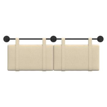 Hängendes Kopfteil Creme Stoff