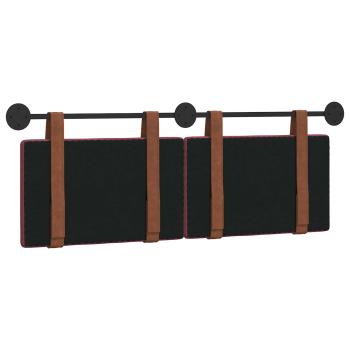 Hängevorderseite Uni Weinrot 150 x 55 x 5 cm Antikes PU