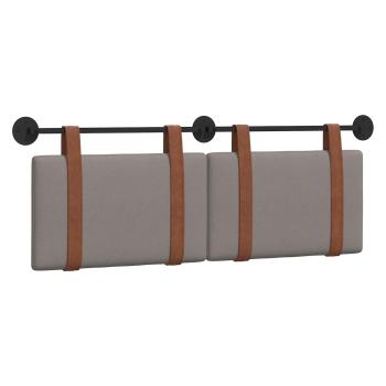 Hängevorderseite Wandmontiert Taupe 150 x 55 x 5 cm Antikes PU