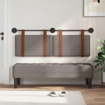 Hängevorderseite Wandmontiert Taupe 150 x 55 x 5 cm Antikes PU