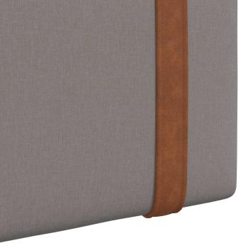 Hängevorderseite Wandmontiert Taupe 150 x 55 x 5 cm Antikes PU