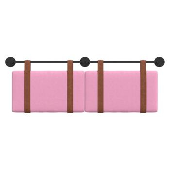 Hängendes Kopfteil Rosa Antikes PU