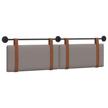 Hängendes Kopfteil Taupe Antikes PU