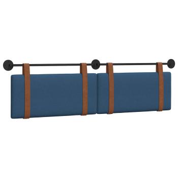 Hängendes Kopfteil Blau Antikes PU