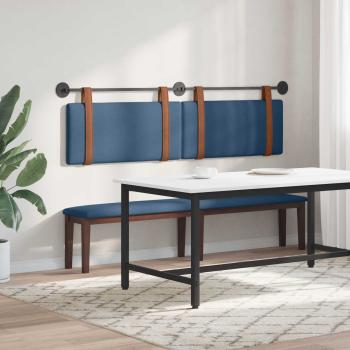 Hängendes Kopfteil Blau Antikes PU