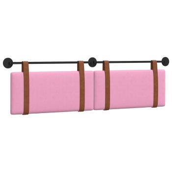 Hängendes Kopfteil Rosa Antikes PU
