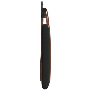 Hängevorderseite Uni Schwarz 190 x 55 x 5 cm Antikes PU