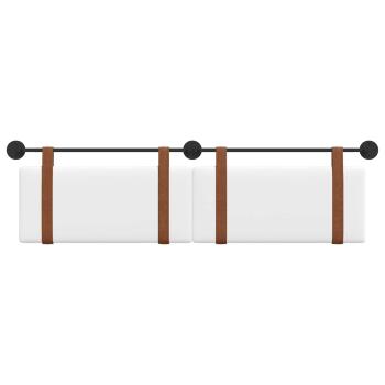 Hängevorderseite Wandmontiert Weiß 190 x 55 x 5 cm Antikes PU