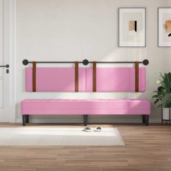 Hängendes Kopfteil Rosa Antikes PU