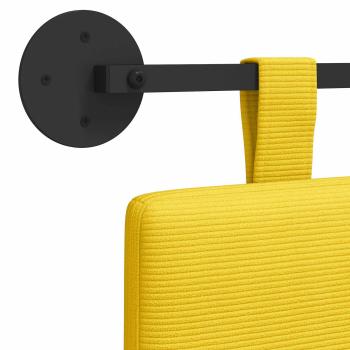 Hängendes Kopfteil Helles Gelb Cordstoff