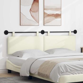 ARDEBO.de - Hängendes Kopfteil Creme Cordstoff