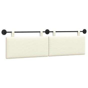 Hängendes Kopfteil Creme Cordstoff