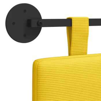 Hängendes Kopfteil Helles Gelb Cordstoff