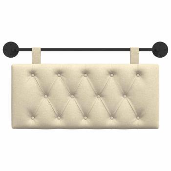 Hängendes Kopfteil Creme Stoff