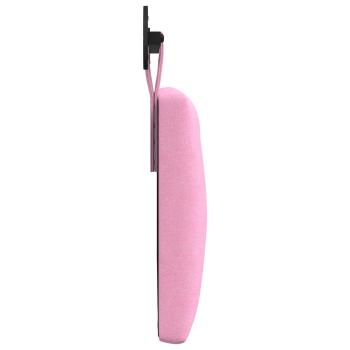 Hängendes Kopfteil Rosa Stoff