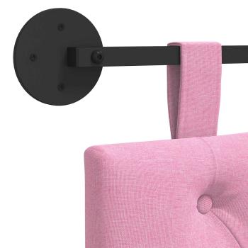 Hängendes Kopfteil Rosa Stoff