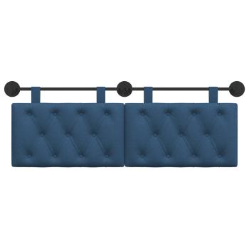Hängendes Kopfteil Blau Stoff