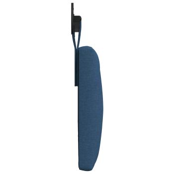 Hängendes Kopfteil Blau Stoff