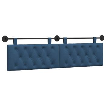Hängendes Kopfteil Blau Stoff