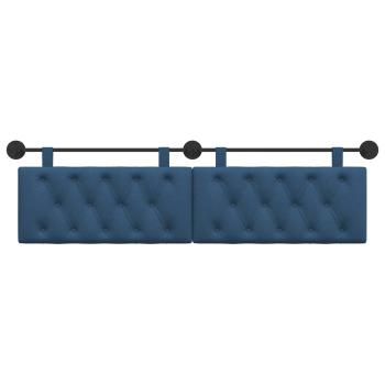 Hängendes Kopfteil Blau Stoff