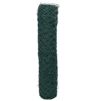 Maschendrahtzaun Grün 2 x 10 m Stahl