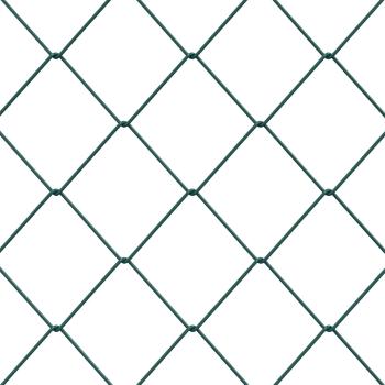 Maschendrahtzaun Grün 2 x 10 m Stahl