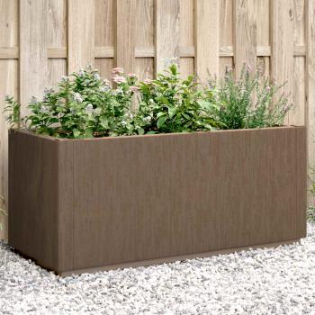 Gartenblumenbox Braun 80 x 36 x 35 cm PP